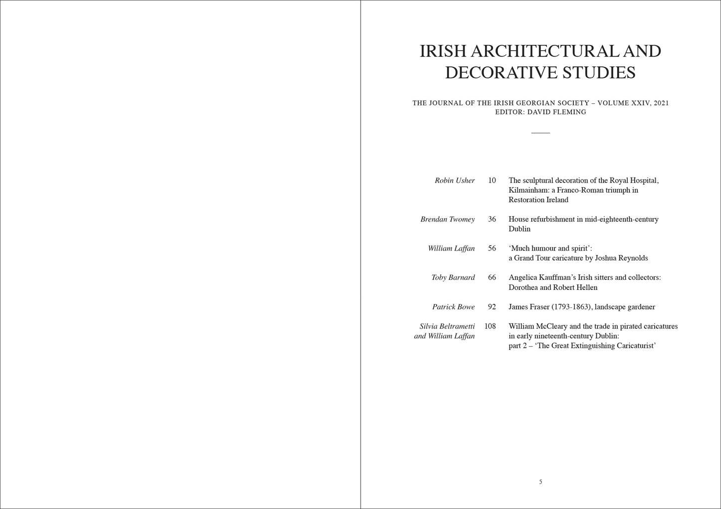 IRISH ARCHITECTURAL AND DECORATIVE STUDIES – Vol.24