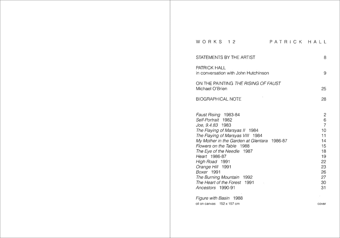 Works °12 — PATRICK HALL