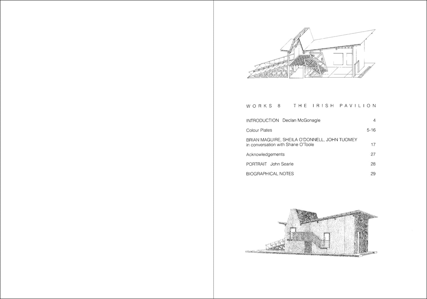 Works °8 — THE IRISH PAVILION (Brian Maguire and O’Donnell + Tuomey)