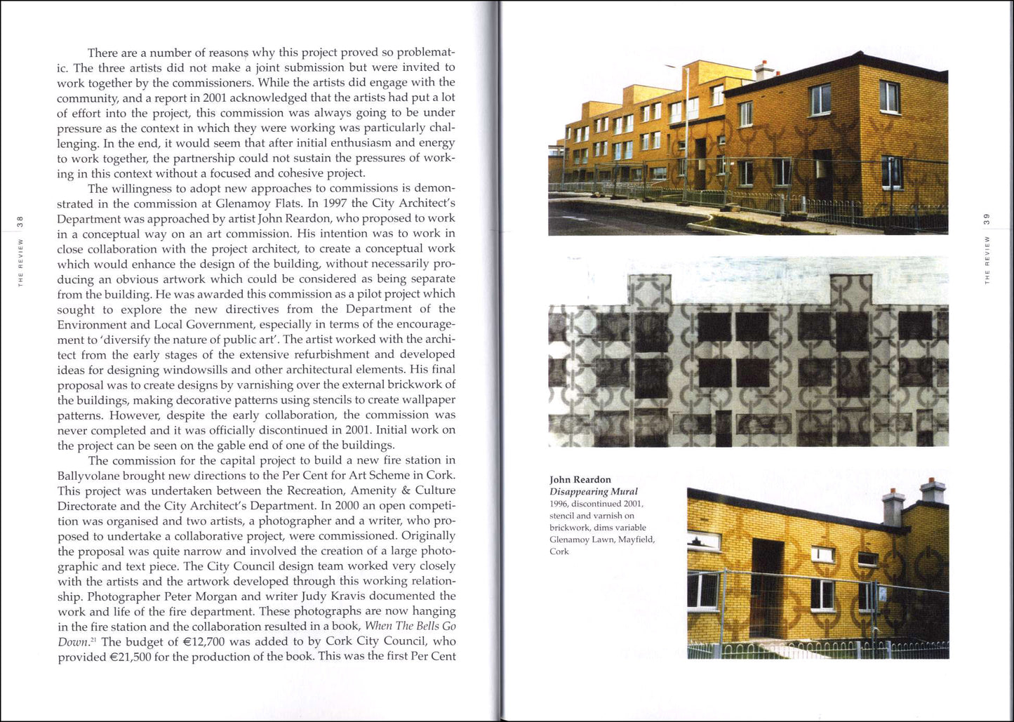 ART AND THE CITY — Review of the Cork City Council Per Cent for Art Scheme