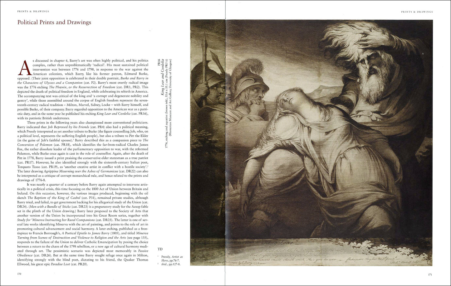JAMES BARRY (1741-1806) — ‘The Great Historical Painter’