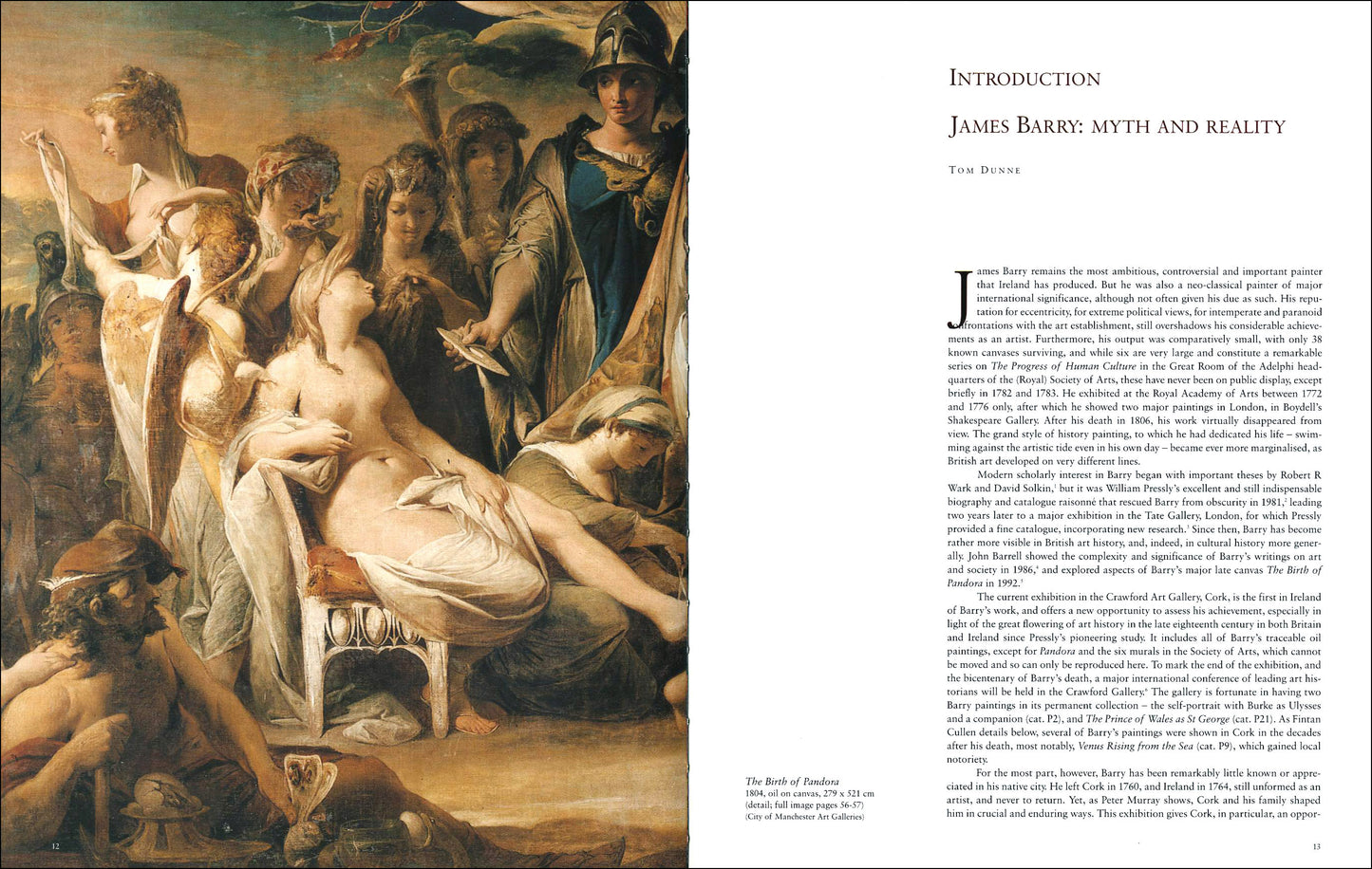 JAMES BARRY (1741-1806) — ‘The Great Historical Painter’