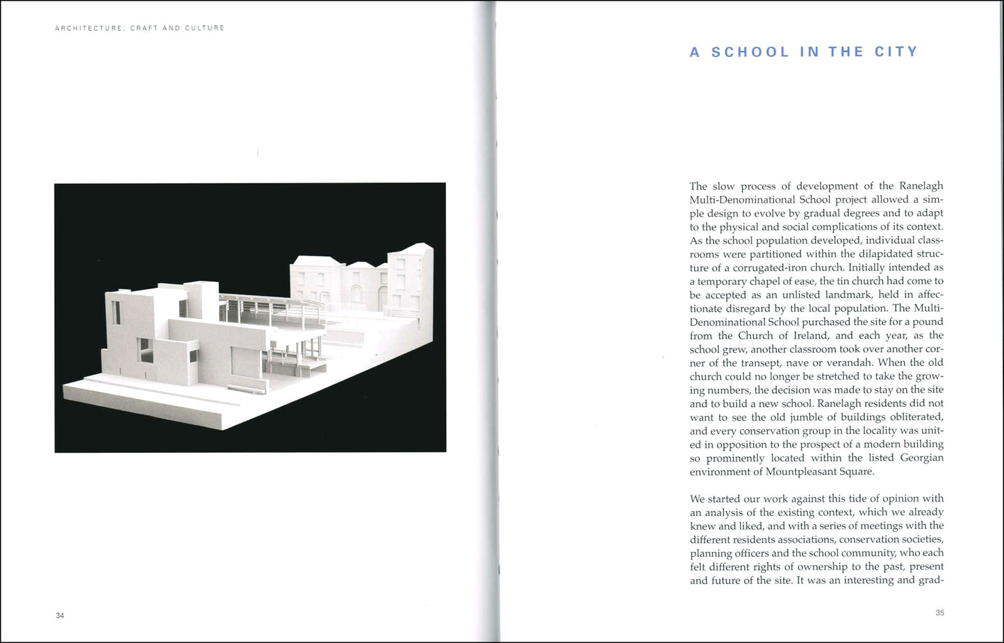 Edge 1 – ARCHITECTURE, CRAFT & CULTURE: Reflections on the work of O’Donnell + Tuomey Architects