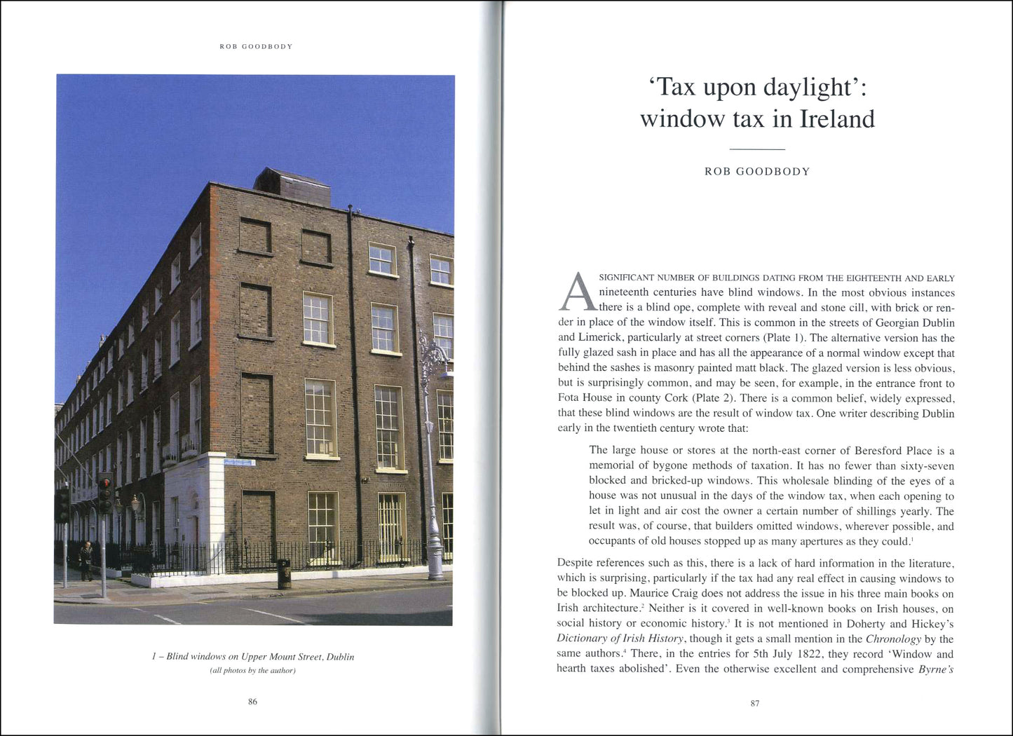 IRISH ARCHITECTURAL AND DECORATIVE STUDIES – Vol. 9