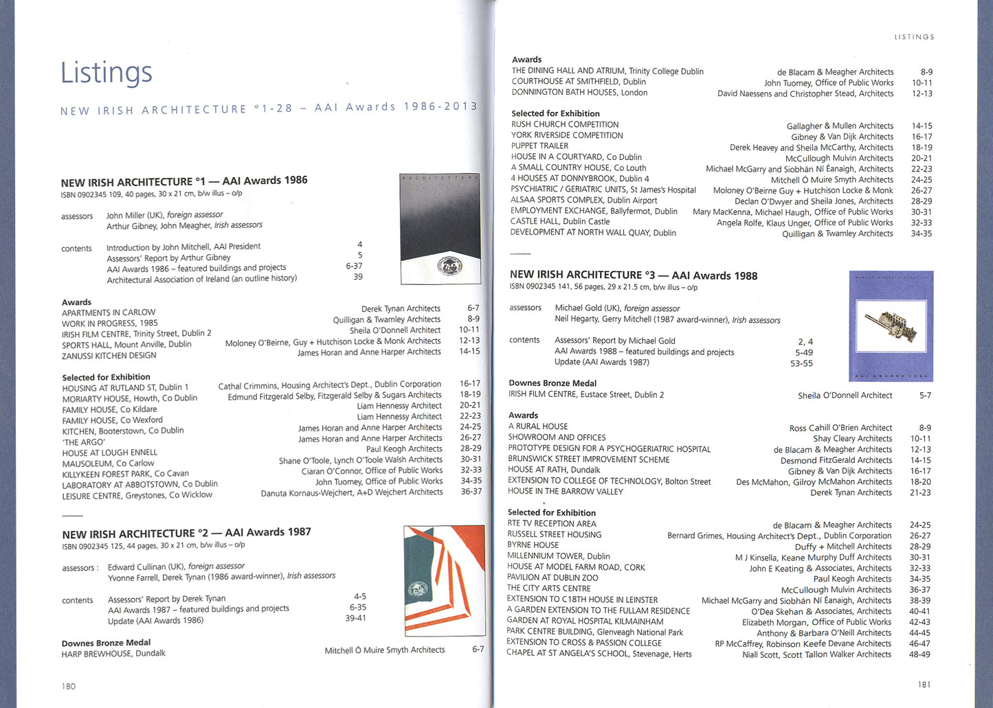 NEW IRISH ARCHITECTURE °28 — AAI Awards 2013