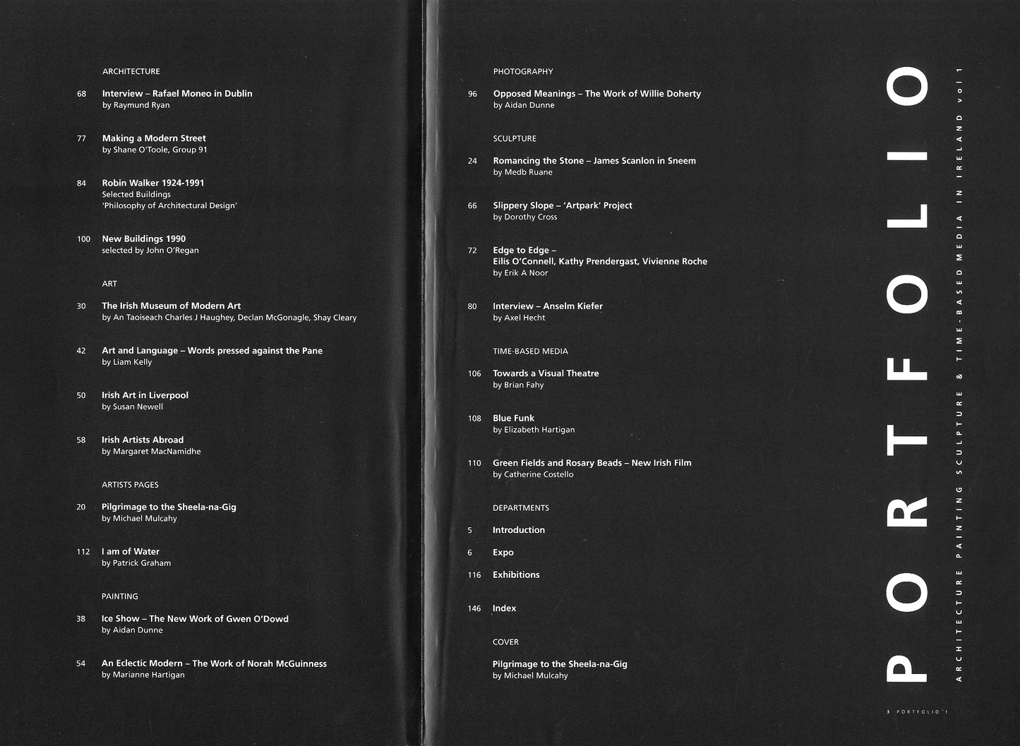 PORTFOLIO — Architecture, Paintings, Sculpture and Time-Based Media in Ireland