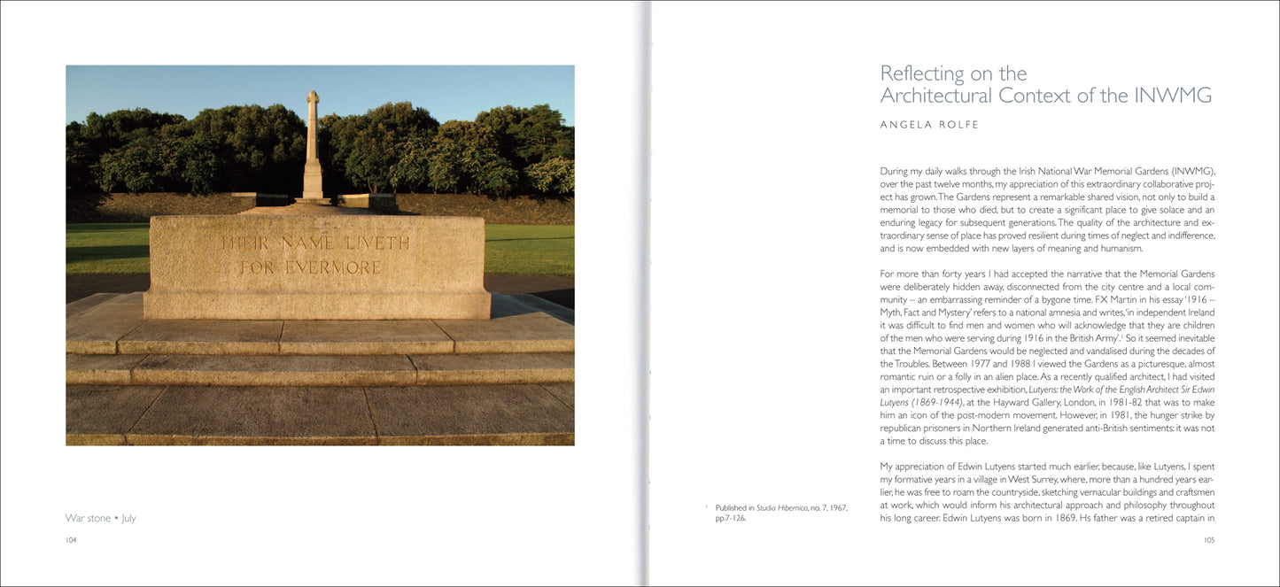 SHADOWS + REFLECTIONS – The Irish National War Memorial Gardens