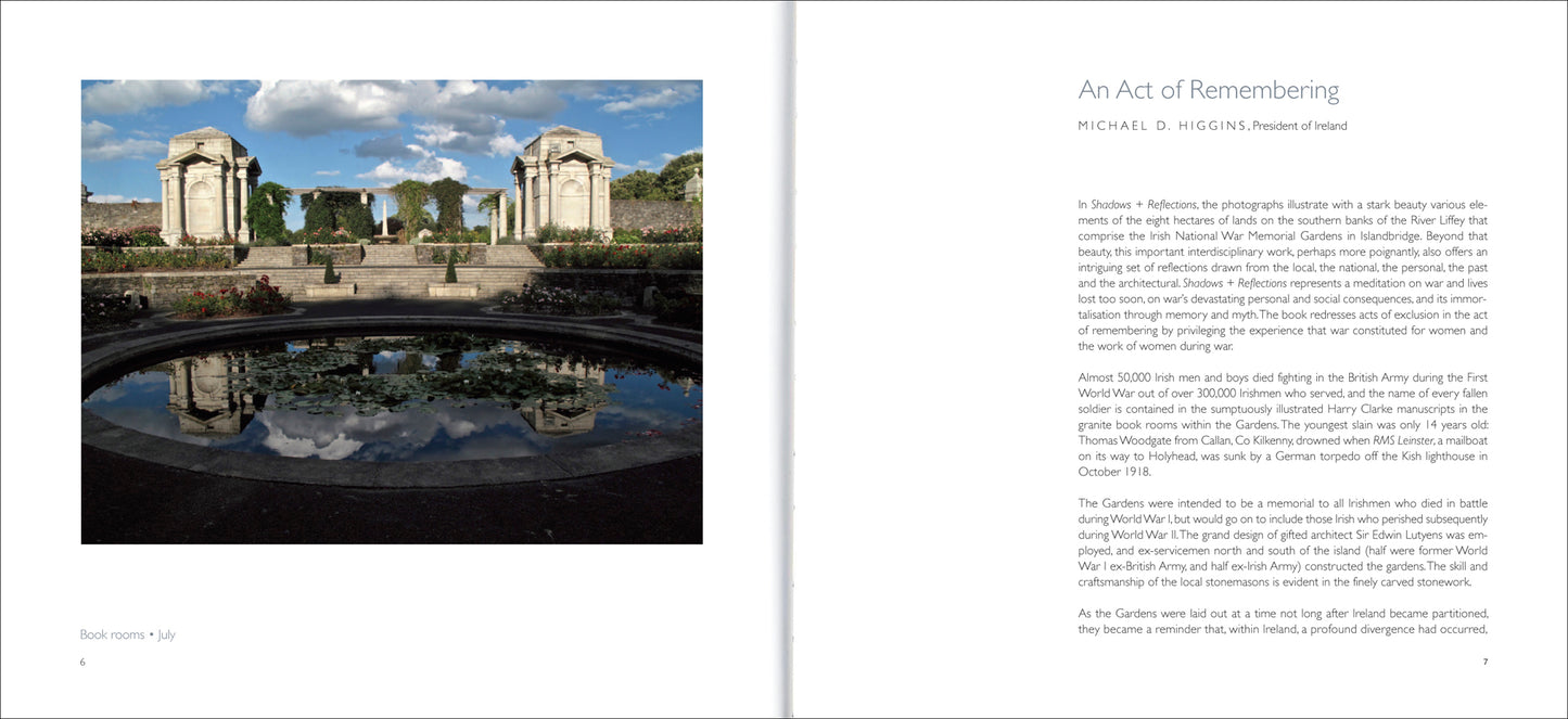 SHADOWS + REFLECTIONS – The Irish National War Memorial Gardens