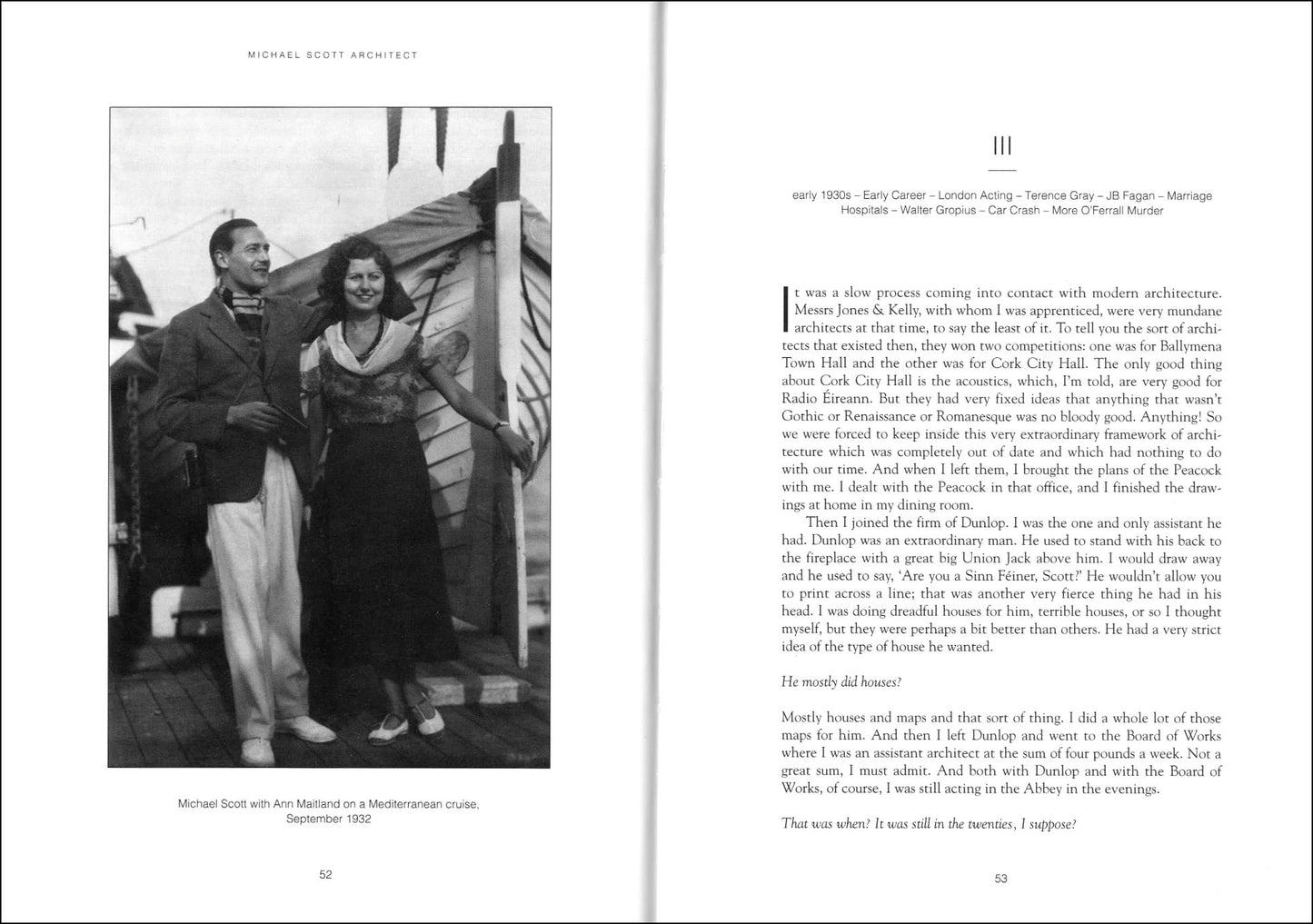MICHAEL SCOTT — in (casual) conversation with Dorothy Walker