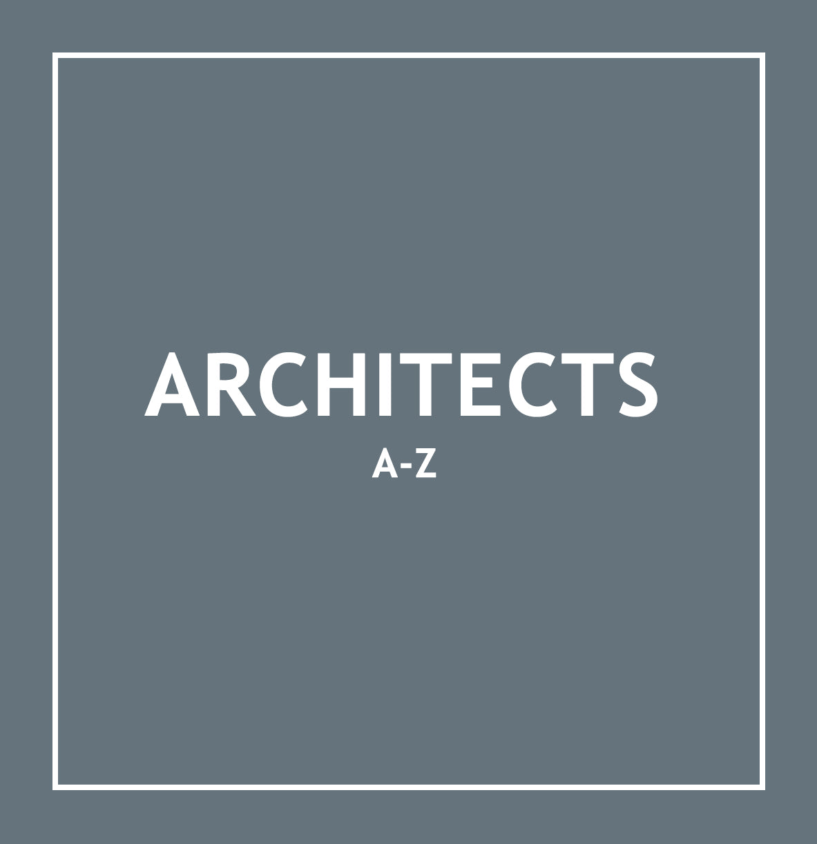ARCHITECTS
