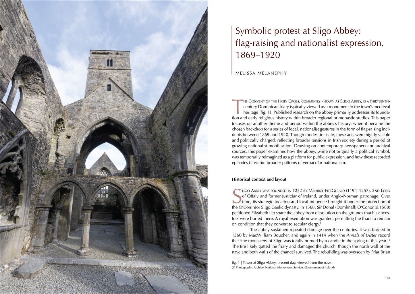 IRISH HERITAGE STUDIES | vol. 2  – The annual research journal of the Office of Public Works
